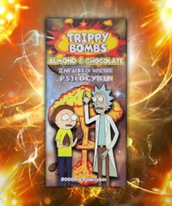 Trippy Bombs Almond & Chocolate Infused with Psilocybin – 6000mg