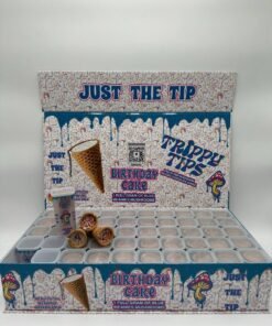 Trippy Tips Birthday Cake Mushroom Cones - Trippy Tips Mushroom Cones