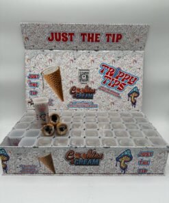 Trippy Tips Cookies and Cream Mushroom Cones - Trippy Tips Mushroom Cones