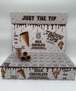 Trippy Tips Milk Chocolate Mushroom Cones BOX - Trippy Tips Mushroom Cones