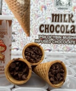 Trippy Tips mushroom Cones Milk Chocolate - Trippy Tips Mushroom Cones