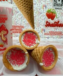 Trippy Tips Mushroom Cones Strawberry - Trippy Tips Mushroom Cones