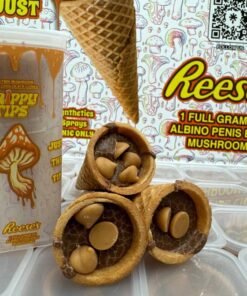 Trippy Tips mushroom Ice Cream Reese's - Trippy Tips Mushroom Cones